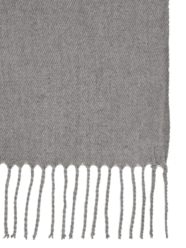 Jack & Jones Schal Mit Fransen - Mittelgrau Meliert 4 Jack & Jones Schal Mit Fransen - Mittelgrau Meliert – Bild 2