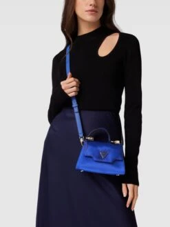 Guess Umhängetasche Mit Label-Applikation - Royalblau