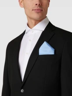 Willen Einstecktuch Mit Allover-Muster - Bleu