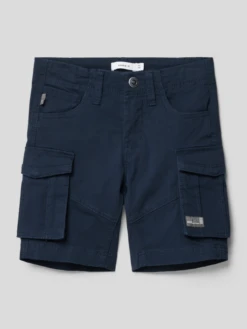 Name It Bermudas Mit Cargotaschen Modell 'RYAN' - Marineblau