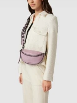 LIEBESKIND BERLIN Bauchtasche Aus Echtem Leder - Flieder