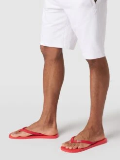 BOSS Zehentrenner Mit Label-Schriftzug Modell 'Pacific' - Hellrot