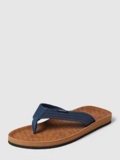 ONeill Zehentrenner In Flecht-Optik Mit Label-Patch Modell 'CHAD' - Haselnuss Braun