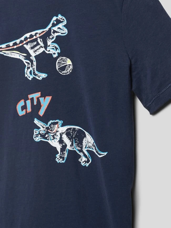 S.Oliver RED LABEL T-Shirt Mit Motiv-Print - Marineblau 4 S.Oliver RED LABEL T-Shirt Mit Motiv-Print - Marineblau – Bild 2