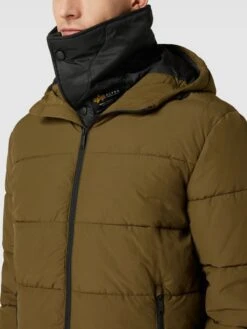 Alpha Industries Schal Mit Label-Patch - Schwarz