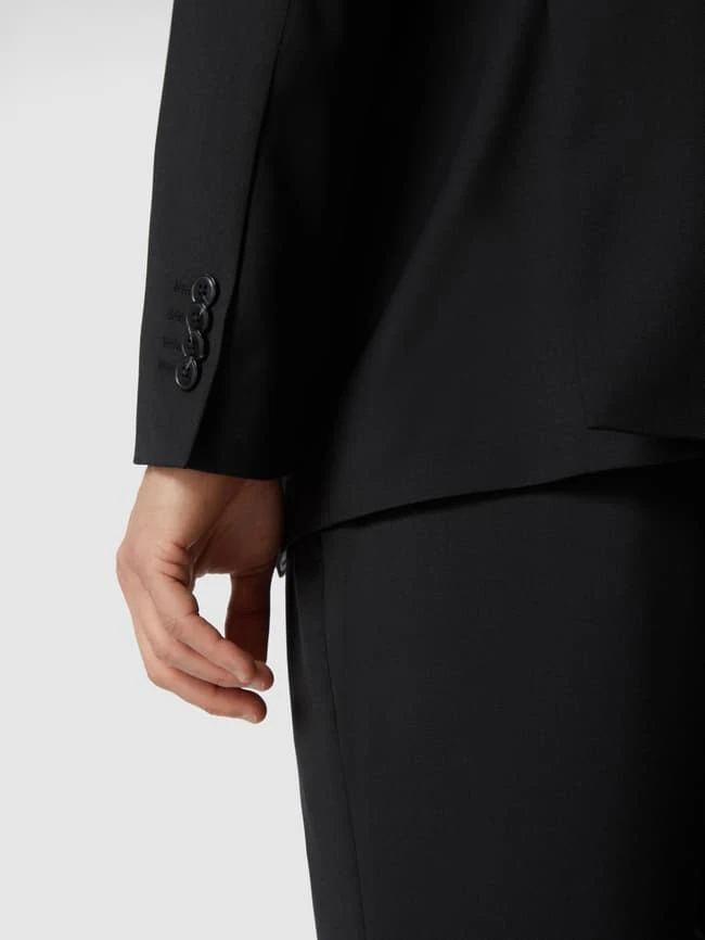 Christian Berg Men 2-Knopf-Sakko Mit Stretch-Anteil - Schwarz 5 Christian Berg Men 2-Knopf-Sakko Mit Stretch-Anteil - Schwarz – Bild 3