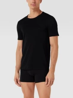 BOSS T-Shirt Mit Label-Stitching Im 3er-Pack Modell 'Classic' - Schwarz