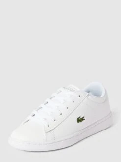 Lacoste Sneaker Mit Logo-Stitching - Weiß