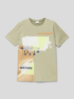 S.Oliver RED LABEL T-Shirt Mit Motiv-Print - Schilf