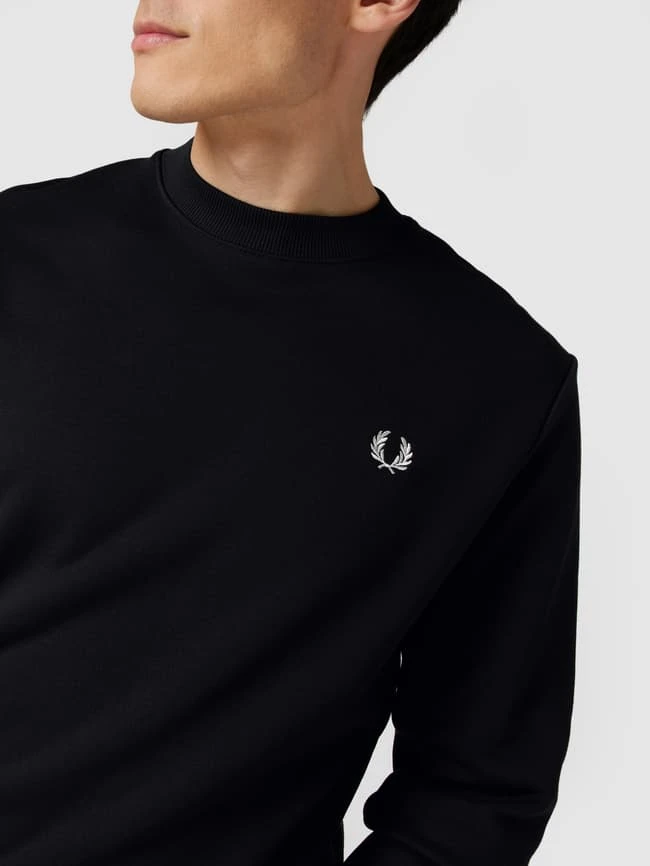Fred Perry Sweatshirt Mit Logo-Stickerei - Schwarz 5 Fred Perry Sweatshirt Mit Logo-Stickerei - Schwarz – Bild 3