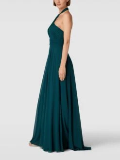 Mascara Abendkleid Mit V-Ausschnitt - Petrol