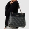 Guess Tote Bag Mit Allover-Muster - Schwarz -Guesi Bekleidung Geschaft 6l1k6jq268s46laf6d54mlai9p644ja7ah130kak6colag9h91b4ok1o60q5adhi914kelik992kgca26l3jieb468qjgcj160pm2cpk70sjeoho64s62oj66or3eeb275j62e0