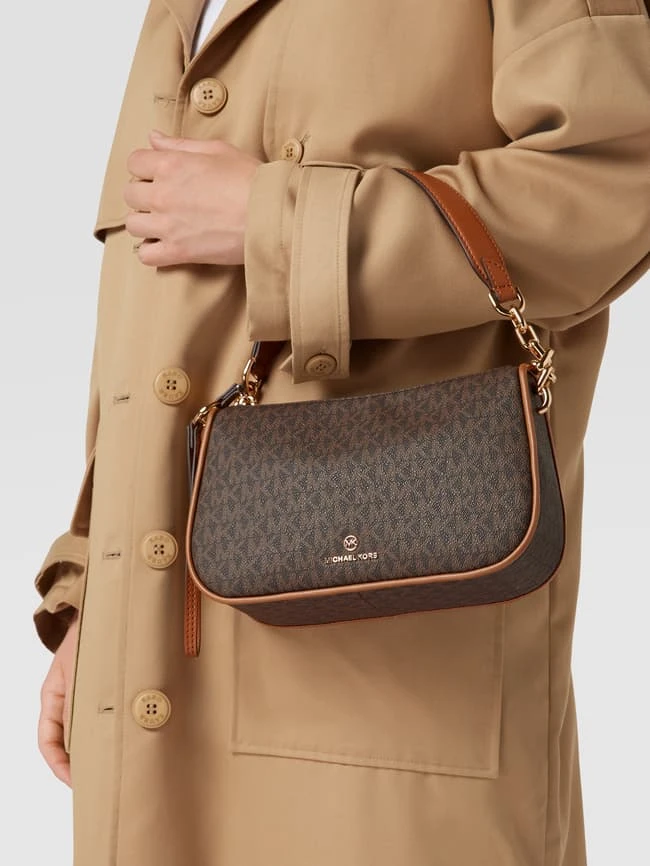 MICHAEL Michael Kors Umhängetasche Mit Allover-Logo-Muster - Mittelbraun 3 MICHAEL Michael Kors Umhängetasche Mit Allover-Logo-Muster - Mittelbraun