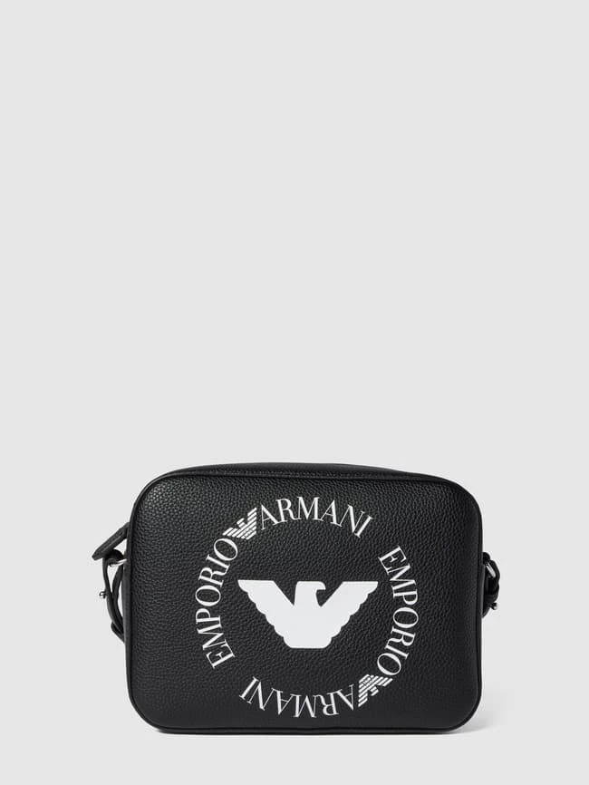 Emporio Armani Umhängetasche In Leder-Optik - Schwarz 4 Emporio Armani Umhängetasche In Leder-Optik - Schwarz – Bild 2