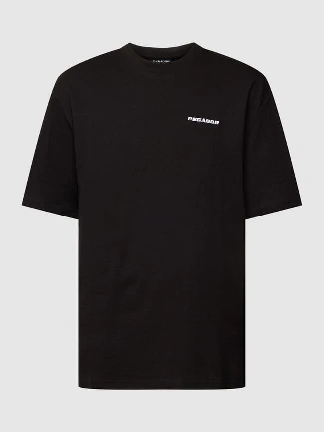 Pegador Oversized T-Shirt Mit Label-Stitching - Schwarz 4 Pegador Oversized T-Shirt Mit Label-Stitching - Schwarz – Bild 2