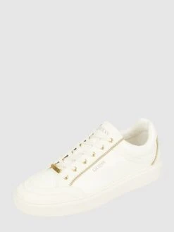 Guess Sneaker In Leder-Optik - Weiß