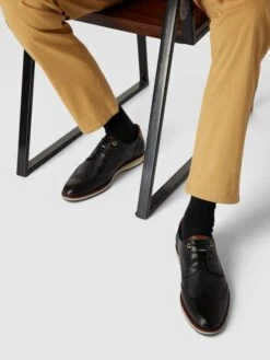 Pantofola DOro Derbys Mit Label-Details - Schwarz