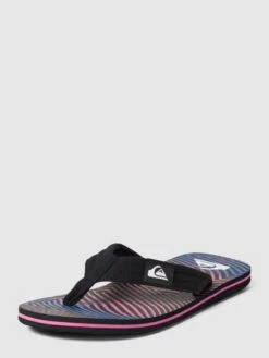 Quiksilver Zehentrenner Mit Allover-Muster Modell 'MOLOKAI' - Orange