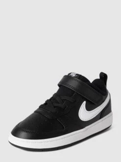 Nike Sneaker Mit Logo-Patch Modell 'NIKE COURT BOROUGH LOW 2' - Schwarz