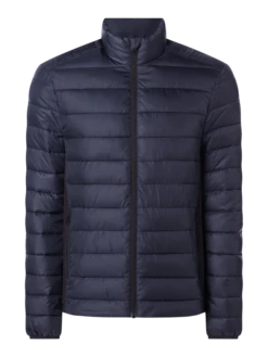 CK Calvin Klein Steppjacke Mit Stehkragen - Marineblau