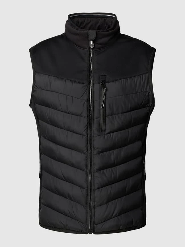 Tom Tailor Steppweste Mit Stehkragen - Schwarz 4 Tom Tailor Steppweste Mit Stehkragen - Schwarz – Bild 2