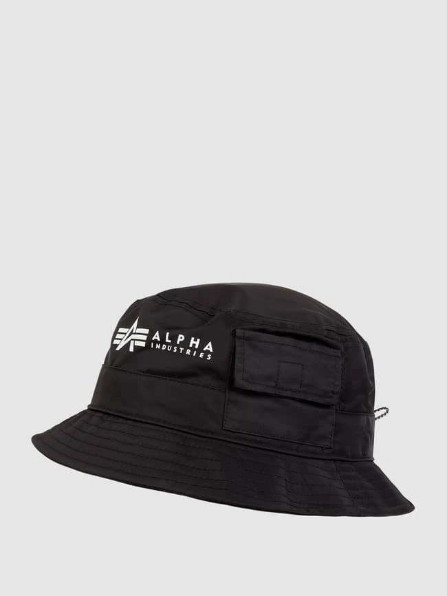 Alpha Industries Fischerhut Im Utility-Look - Schwarz 3 Alpha Industries Fischerhut Im Utility-Look - Schwarz
