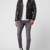 Jack & Jones Slim Fit Jeans Mit Stretch-Anteil Modell 'Glenn' - Hellgrau