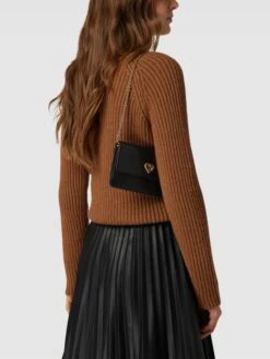 Furla Clutch Mit Label-Applikation - Schwarz