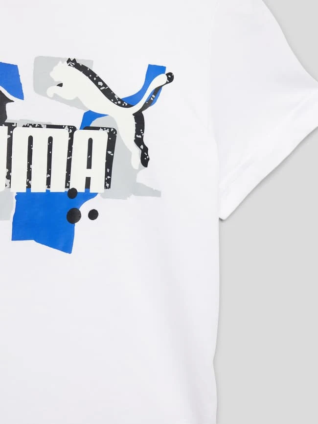 Puma T-Shirt Mit Label-Print - Weiß 4 Puma T-Shirt Mit Label-Print - Weiß – Bild 2