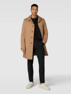 BOSS Mantel Mit Eingrifftaschen Modell 'Jared' - Beige