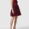 Laona Cocktailkleid Mit Floraler Spitze - Bordeaux Rot