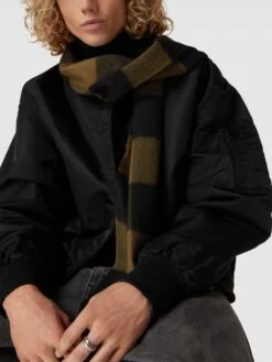 Fred Perry Schal Mit Karomuster - Schwarz