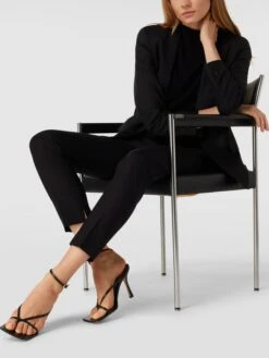 HUGO Anzughose Mit Bundfalten Modell 'HETANA' - Schwarz