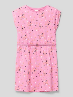 S.Oliver RED LABEL Kleid Mit Allover-Muster - Pink