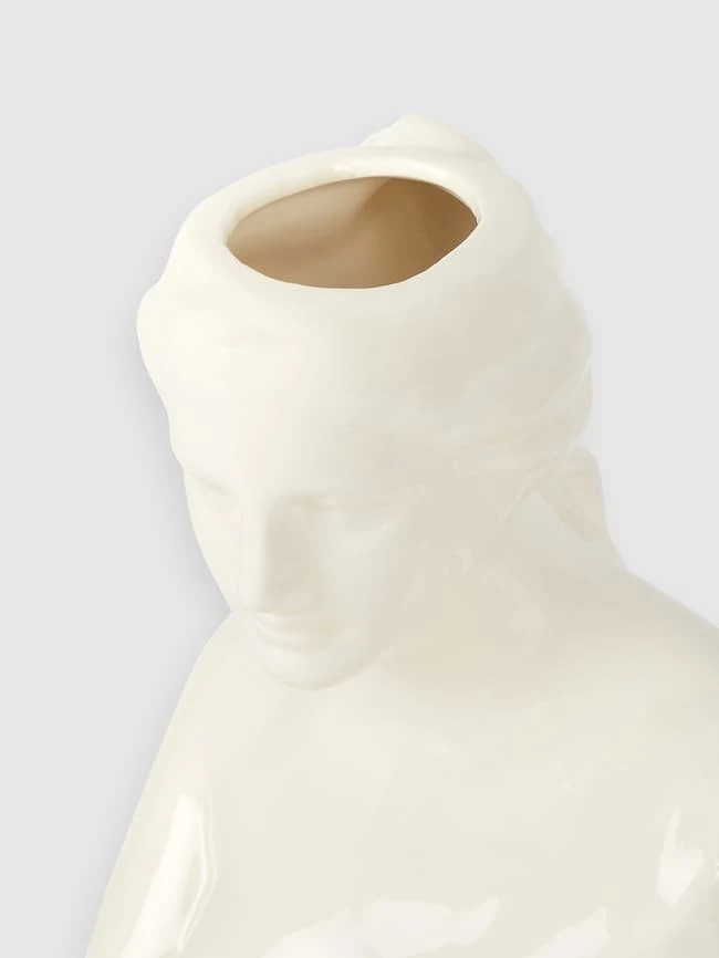 Doiy Vase Aus Keramik Modell 'Venus' - Weiß 4 Doiy Vase Aus Keramik Modell 'Venus' - Weiß – Bild 2