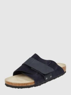 Birkenstock Sandalen Aus Nubukleder Modell 'Kyoto' - Blau