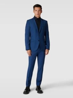 HUGO Anzug Mit Feinem Muster Modell 'Arti' - Marineblau