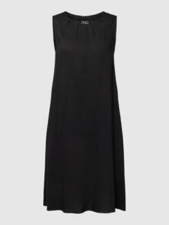 Marc Cain Stoffkleid Mit Label-Detail - Schwarz