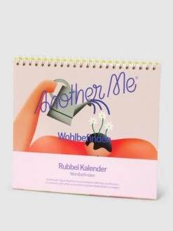Another Me Rubbel Kalender Modell '365-Tage Kalender Wohlbefinden' - Hellrot