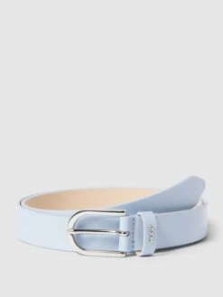 HUGO Gürtel Mit Label-Detail Modell 'Zoey' - Hellblau