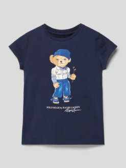 Polo Ralph Lauren Teens T-Shirt Mit Motiv-Print - Marineblau