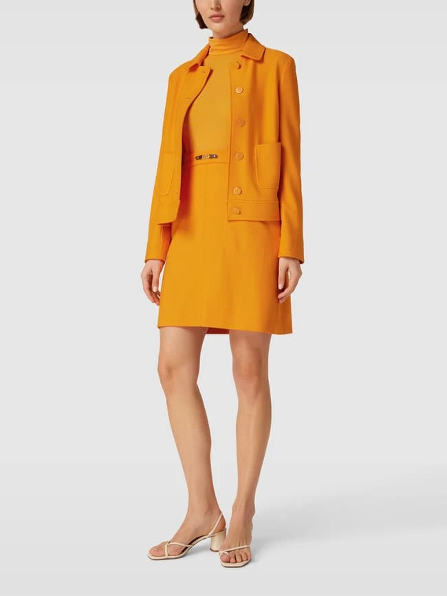 Marc Cain Rock Mit Französischen Eingrifftaschen - Orange 3 Marc Cain Rock Mit Französischen Eingrifftaschen - Orange