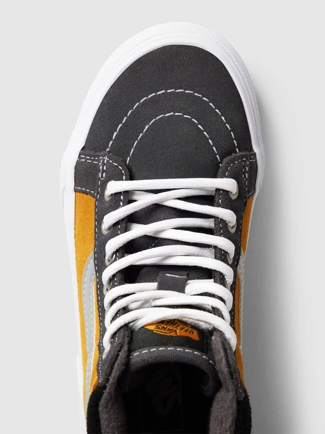 Vans High Top Sneaker Aus Echtem Leder Im Colour-Blocking-Design - Senfgelb 6 Vans High Top Sneaker Aus Echtem Leder Im Colour-Blocking-Design - Senfgelb – Bild 4