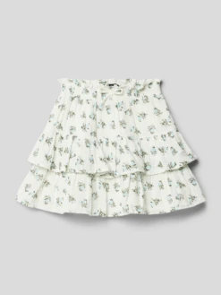 Basefield Rock In Stufen-Look - Weiß