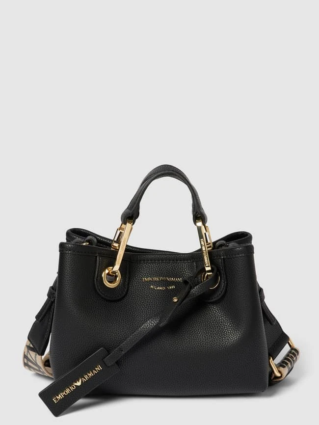 Emporio Armani Handtasche Mit Label-Details - Schwarz 4 Emporio Armani Handtasche Mit Label-Details - Schwarz – Bild 2