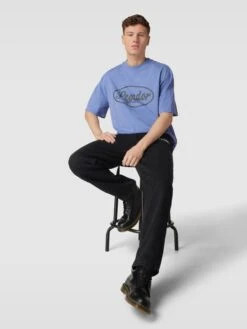 Pegador Jeans Mit Label-Stitching Modell 'Granvi' - Schwarz