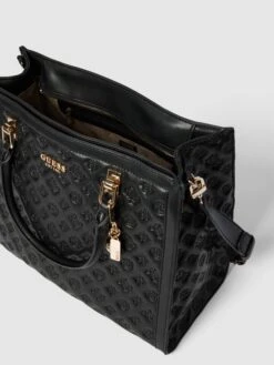 Guess Tote Bag In Leder-Optik Modell 'ABEY' - Schwarz -Guesi Bekleidung Geschaft 6t652gq2654kmd2eakrl8j2m9l0j0dam8cr54ji18p23cda7855lakpp656kqkhl8cr3eki78h84qgq38p3mcdhk71j36p1i6krm4p1kchgjgo9k6ssjgd9ocph34cj26crmcoo