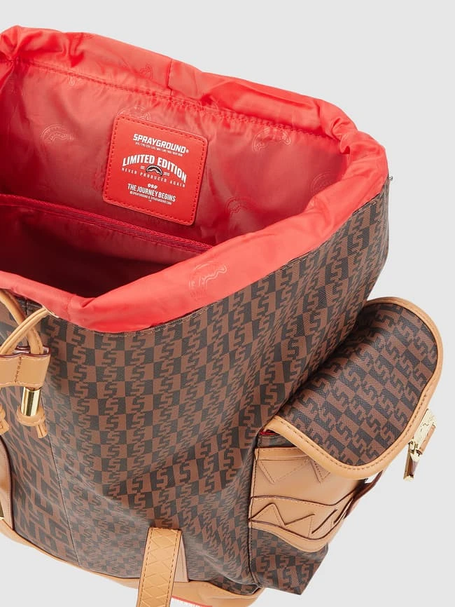 Sprayground Rucksack Mit Logo-Muster - Mittelbraun 7 Sprayground Rucksack Mit Logo-Muster - Mittelbraun – Bild 5