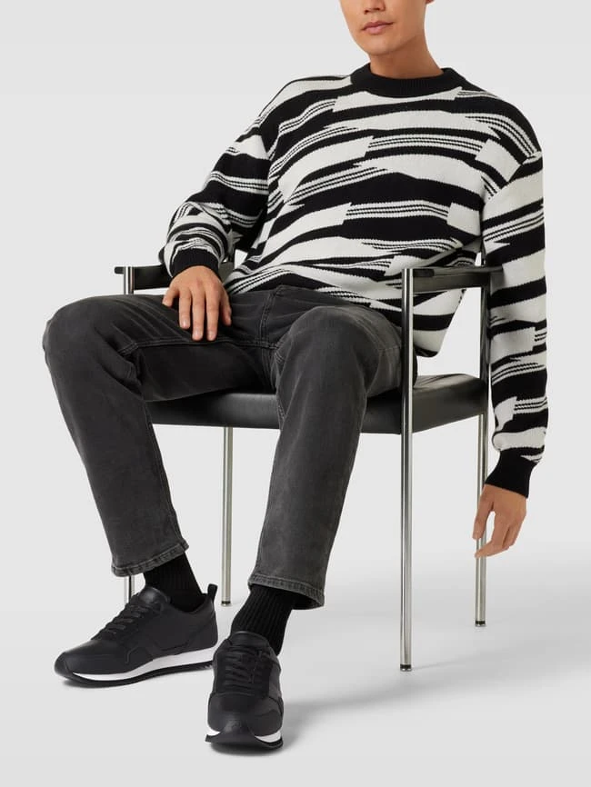 CK Calvin Klein Sneaker Mit Label-Details - Schwarz 3 CK Calvin Klein Sneaker Mit Label-Details - Schwarz