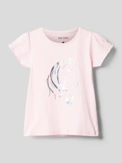 Blue Seven T-Shirt Mit Motiv-Print - Rosa